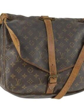 LOUIS VUITTON Monogram Saumur 35 Shoulder Bag